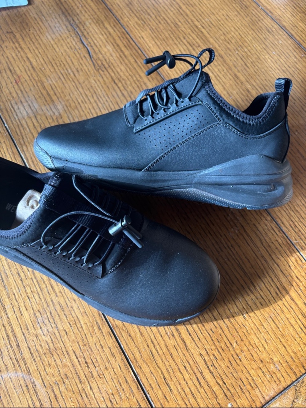 Women’s All-Black Slip-On Athletic Sneakers